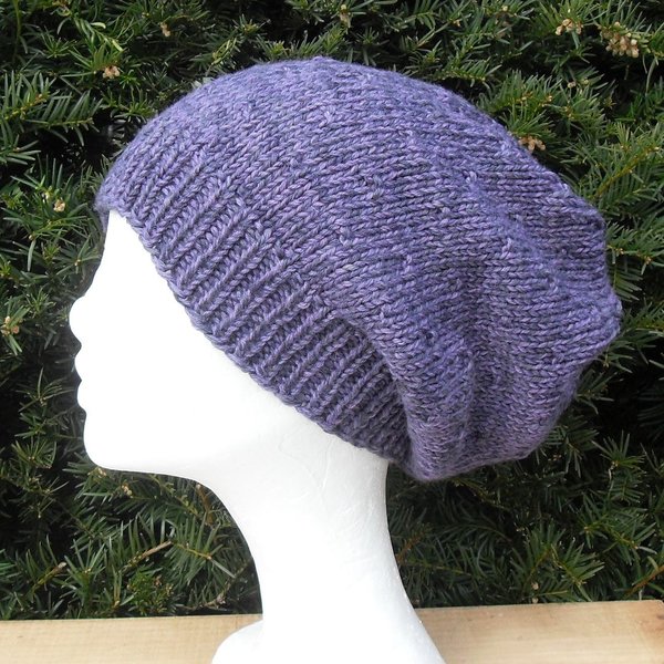 Mütze lila-violett